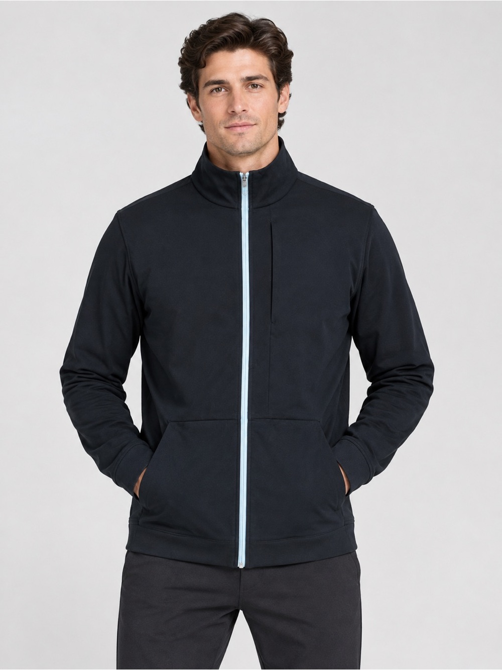 lululemon athletica Men’s Black Zip Up Jacket